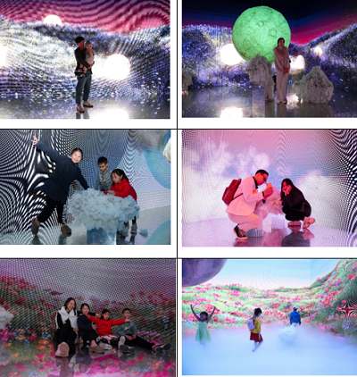 Khách tham quan sự kiện cũng thích thú trải nghiệm không gian nghệ thuật đa giác quan đặc sắc cùng Vinamilk Green Farm. Ảnh: Vi Nam Khách tham quan sự kiện cũng thích thú trải nghiệm không gian nghệ thuật đa giác quan đặc sắc cùng Vinamilk Green Farm. Ảnh: Vi Nam