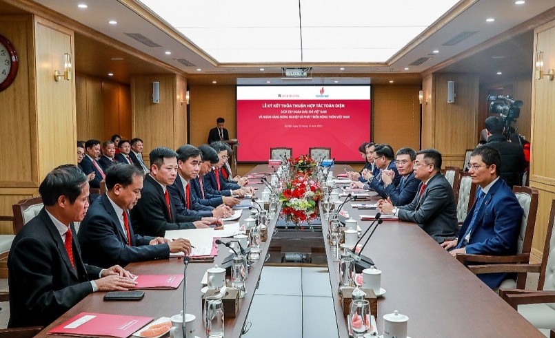 Agribank và Tập đoàn Dầu khí Việt Nam ký kết thỏa thuận hợp tác toàn diện