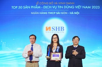 Thẻ tín dụng SHB VISA Platinum được vinh danh Top 50 sản phẩm dịch vụ tin dùng Việt Nam 2023