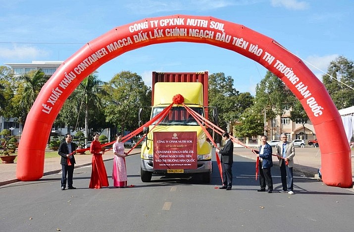 Đắk Lắk xuất khẩu hơn 10 tấn hạt macca vào thị trường Hàn Quốc. Đắk Lắk xuất khẩu hơn 10 tấn hạt macca vào thị trường Hàn Quốc.