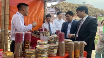 Hơn 100 gian hàng tham gia Hội chợ hoa xuân, quảng bá sản phẩm OCOP huyện Phúc Thọ