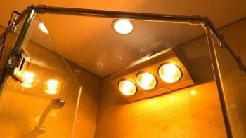 Lưu ý vàng khi sử dụng đèn sưởi nhà tắm