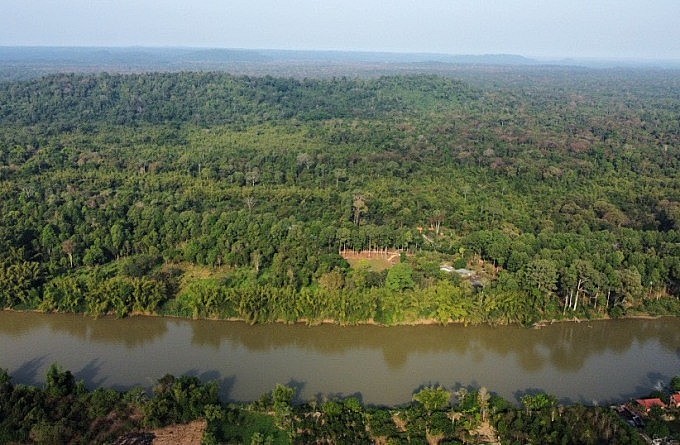 Vườn quốc gia Cát Tiên  Cát Tiên nhìn từ trên cao. Ảnh: G.C