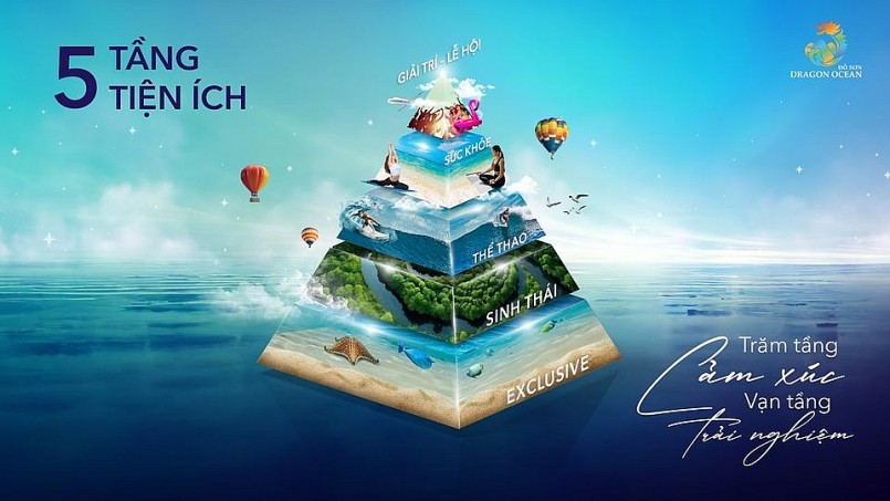 Dragon Ocean Đồ Sơn với 5 tầng tiện ích hứa hẹn mang tới cảm xúc trọn vẹn cho từng du khách.