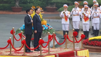 Chủ tịch nước Võ Văn Thưởng chủ trì Lễ đón chính thức Tổng thống Philippines