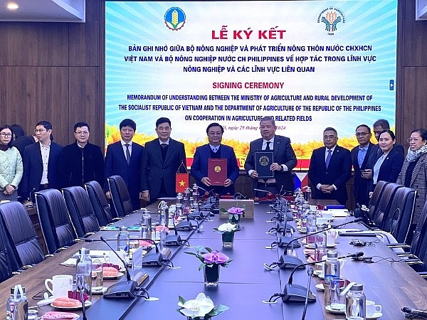 Lễ ký Bản ghi nhớ giữa Bộ Nông nghiệp và PTNT Việt Nam và Bộ Nông nghiệp Philipin.