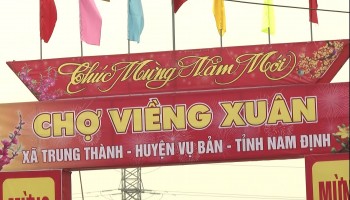 Huyện Vụ Bản tích cực chuẩn bị cho phiên Chợ Viềng Xuân Giáp Thìn 2024