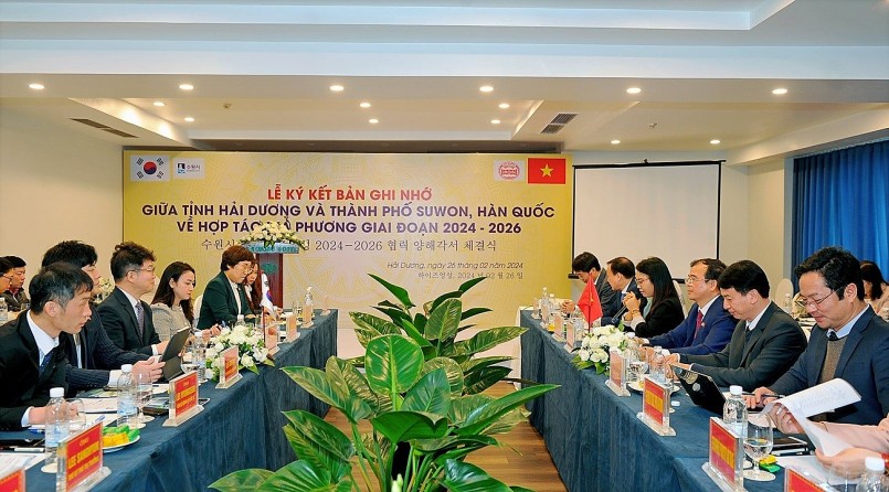 Hải Dương ký kết hợp tác với chính quyền TP. Suwon (Hàn Quốc) Hải Dương ký kết hợp tác với chính quyền TP. Suwon (Hàn Quốc)