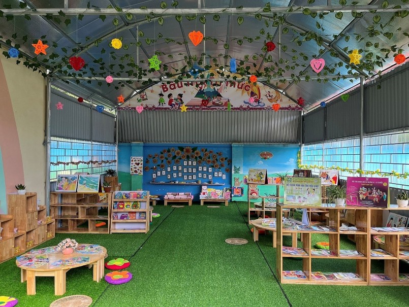 Xây thư viện xanh, TNS Holdings mang niềm vui đọc sách cho trẻ thơ Xây thư viện xanh, TNS Holdings mang niềm vui đọc sách cho trẻ thơ