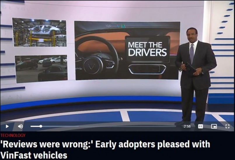 Truyền thông Mỹ bất ngờ vì người dùng phản ứng rất tích cực với xe VinFast Truyền thông Mỹ bất ngờ vì người dùng phản ứng rất tích cực với xe VinFast