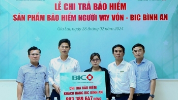 BIC Bắc Tây Nguyên chi trả hơn 800 triệu đồng quyền lợi bảo hiểm cho khách hàng vay vốn tại Gia Lai
