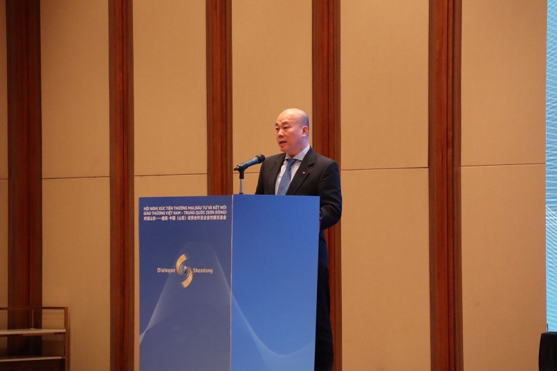 Ông Vũ Bá Phú, Cục trưởng Cục Xúc tiến Thương mại phát biểu tại hội nghị. Ông Vũ Bá Phú, Cục trưởng Cục Xúc tiến Thương mại phát biểu tại hội nghị.