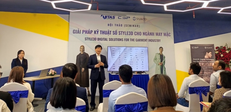 Phó Chủ tịch Vitas Trương Văn Cẩm phát biểu tại hội thảo.