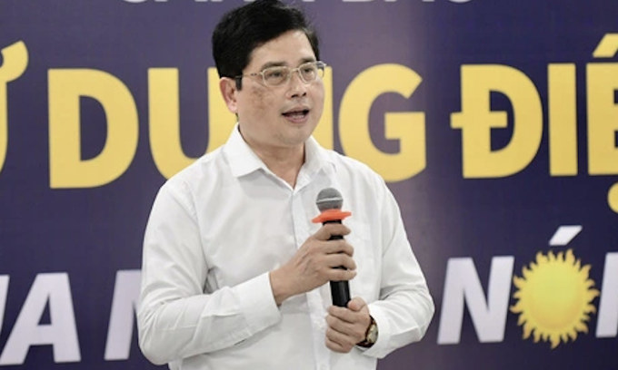 Ông Võ Quang Lâm, Phó Tông giám đốc EVN, thông tin về giải pháp cung ứng điện mùa nóng năm 2024. Ông Võ Quang Lâm, Phó Tông giám đốc EVN, thông tin về giải pháp cung ứng điện mùa nóng năm 2024.