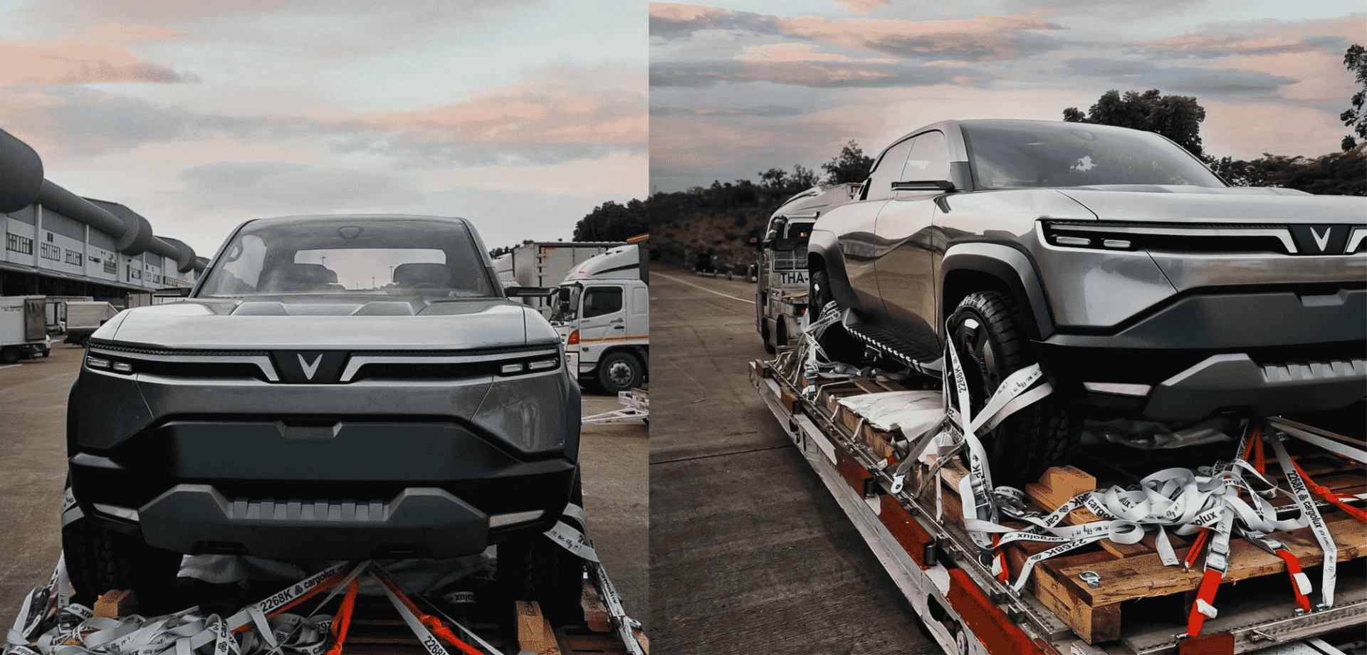 Ảnh 4-5: Với kích thước 5.324 mm x 1.997 mm, VF Wild thuộc phân khúc xe bán tải cỡ trung.