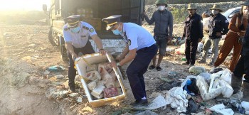 Đắk Lắk: Tiêu hủy hơn 500kg thực phẩm không rõ nguồn gốc xuất xứ