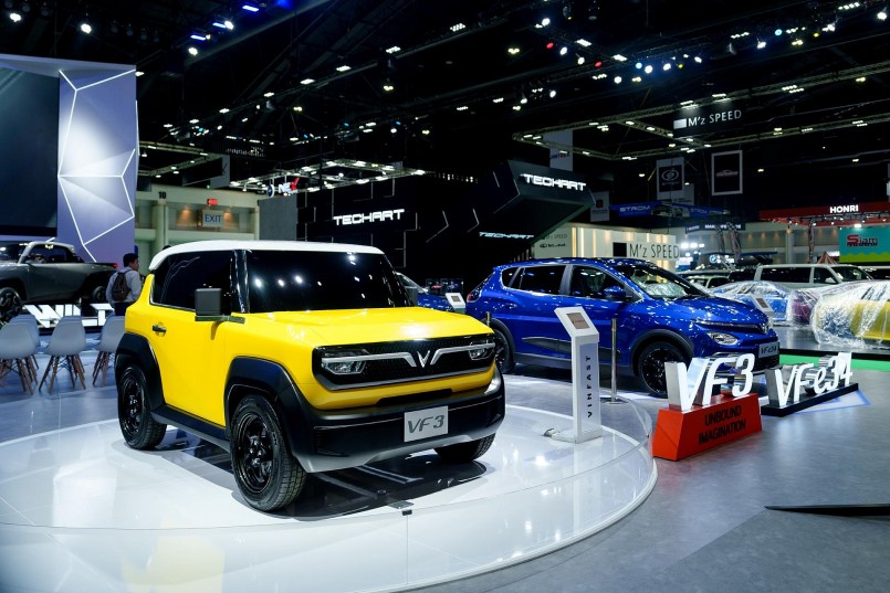 Ảnh 4: VF 3 là mẫu mini-SUV có thiết kế nhỏ gọn, phù hợp với các đô thị Đông Nam Á. Ảnh 4: VF 3 là mẫu mini-SUV có thiết kế nhỏ gọn, phù hợp với các đô thị Đông Nam Á.