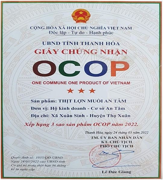 Thịt lợn muối An Tâm Thịt lợn muối An Tâm