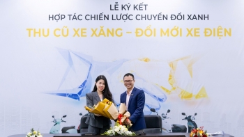 Vinfast hợp tác cùng chợ tốt thu cũ xe máy xăng - đổi mới xe máy điện