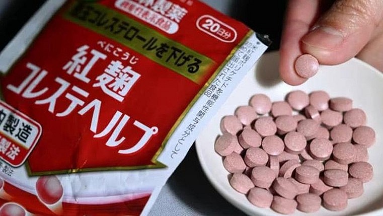 Loại sản phẩm chức năng có beni-koji của Kobayashi. Loại sản phẩm chức năng có beni-koji của Kobayashi.