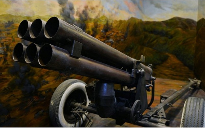 Pháo H6 xuất hiện vào đợt tấn công thứ 3 của Chiến dịch Điện Biên Phủ đã làm cho quân Pháp hoang mang - Ảnh: dienbien.gov.vn