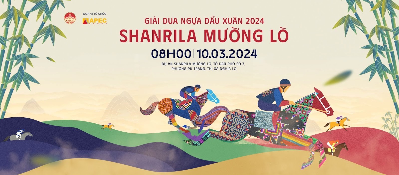 Giải đua ngựa Shanrila Mường Lò 2024: Tổ chức lần đầu tiên giữa lòng di sản