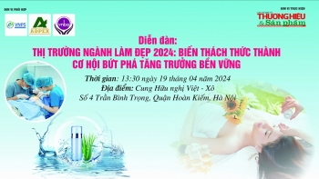 Diễn đàn: “THỊ TRƯỜNG NGÀNH LÀM ĐẸP 2024: BIẾN THÁCH THỨC THÀNH CƠ HỘI BỨT PHÁ TĂNG TRƯỞNG BỀN VỮNG”