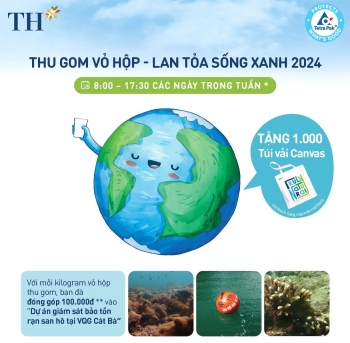 Thu gom vỏ hộp sữa chung tay bảo vệ hệ sinh thái san hô cùng TH true MILK