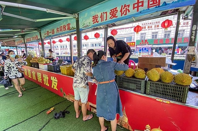 Sầu riêng Việt Nam có nhiều cơ hội tại thị trường Trung Quốc.