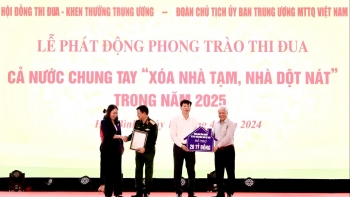 Agribank cùng ngành ngân hàng tích cực hưởng ứng phong trào thi đua cả nước chung tay “xóa nhà tạm, nhà dột nát”