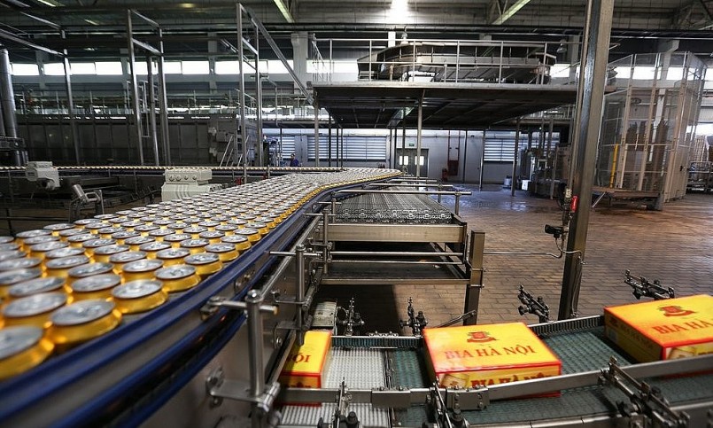 Bia Hà Nội lỗ sau thuế gần 21 tỷ đồng trong quý I/2024. Ảnh: Habeco.