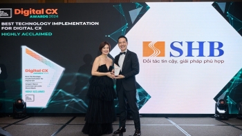 SHB là đại diện ngân hàng Việt Nam đầu tiên, duy nhất giành cú đúp giải thưởng tại Digital CX Awards 2024