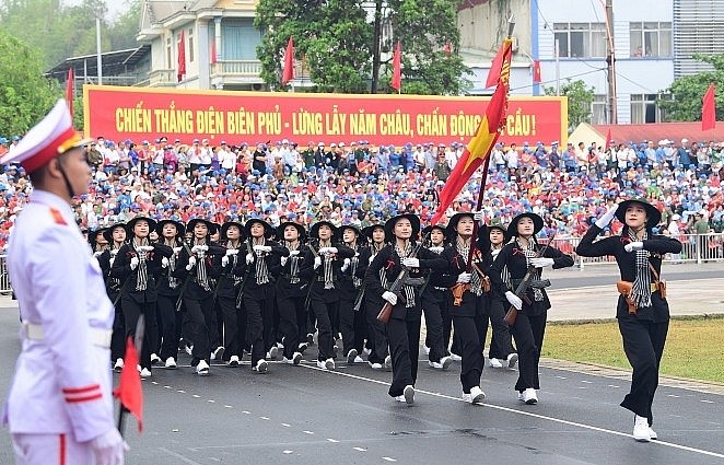 Trực tiếp: Lễ kỷ niệm, diễu binh, diễu hành 70 năm Chiến thắng Điện Biên Phủ