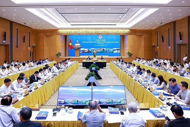 Quang cảnh Hội nghị lần thứ ba của Hội đồng điều phối vùng Đồng bằng sông Hồng. Ảnh Nhật Bắc Quang cảnh Hội nghị lần thứ ba của Hội đồng điều phối vùng Đồng bằng sông Hồng. Ảnh Nhật Bắc