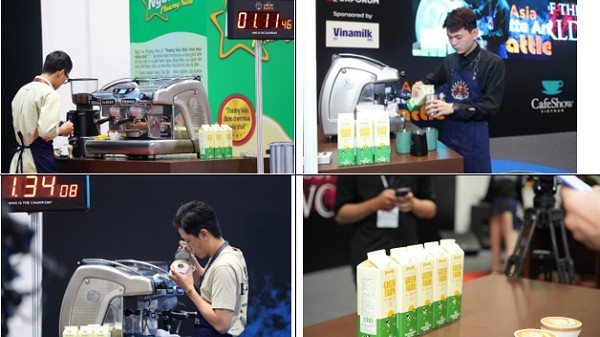 Vinamilk khẳng định vị thế trong pha chế tại đấu trường quốc tế Asia Latte Art Battle