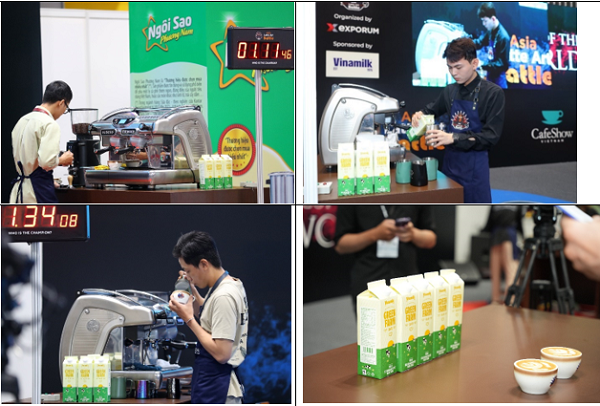 Vinamilk khẳng định vị thế trong pha chế tại đấu trường quốc tế Asia Latte Art Battle