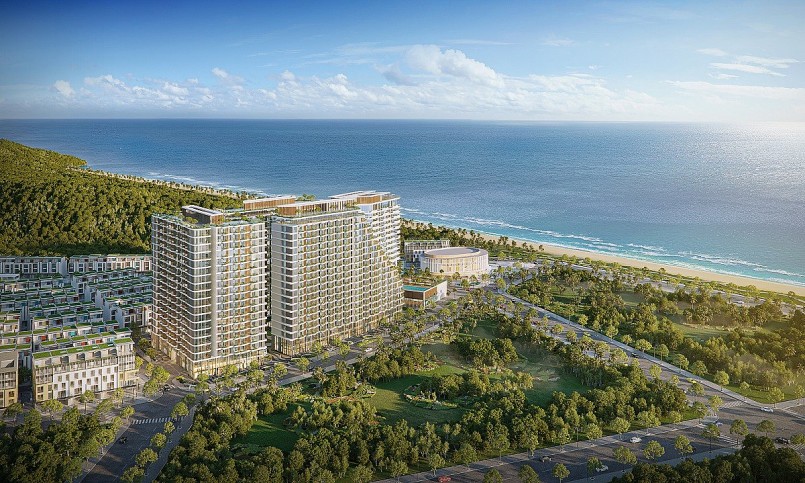 Meypearl Harmony sở hữu vị trí đắc địa trực diện biển Bãi Trường