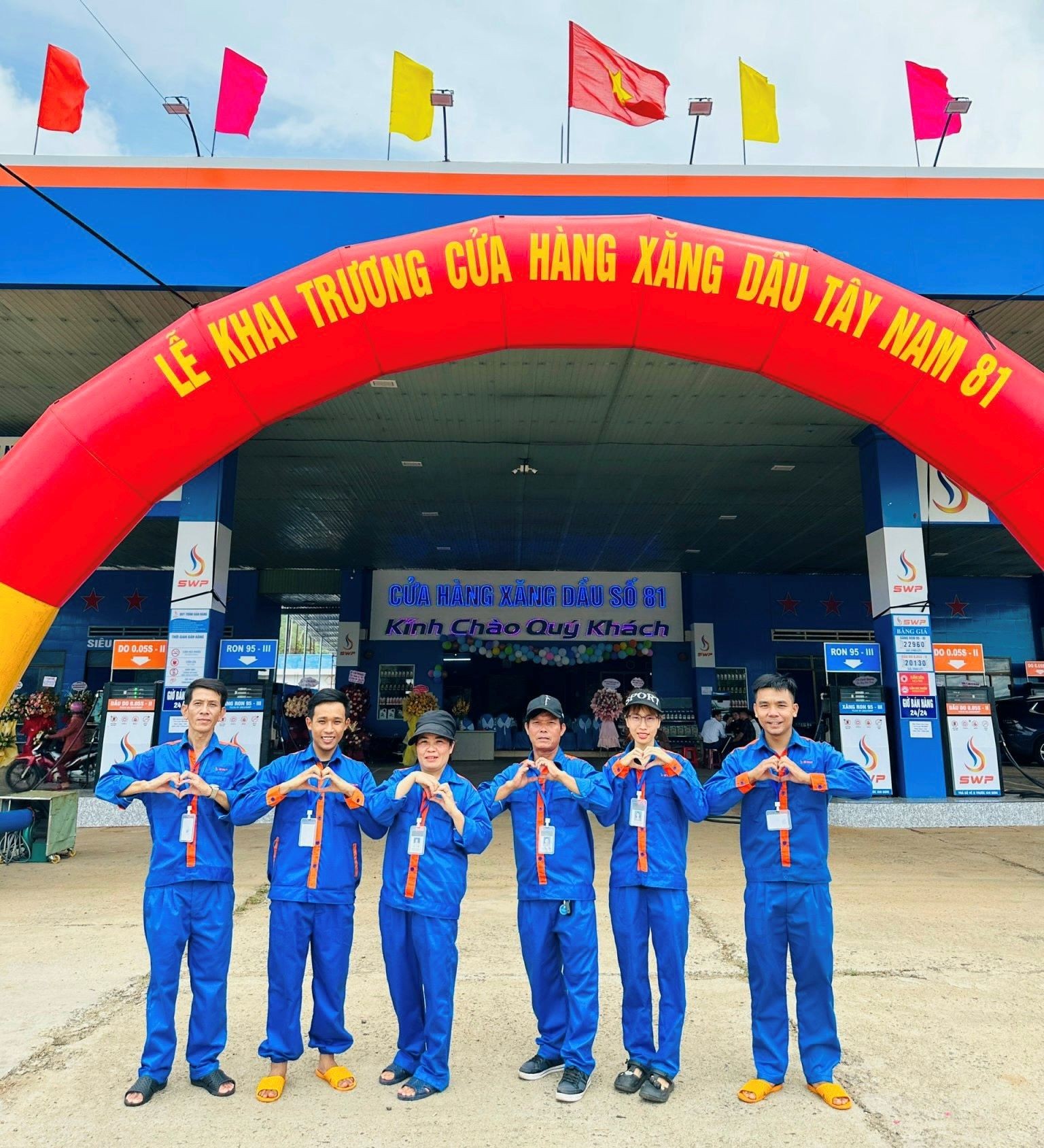 Công ty TNHH Xăng dầu Tây Nam S.W.P: Khai trương cửa hàng xăng dầu số 81