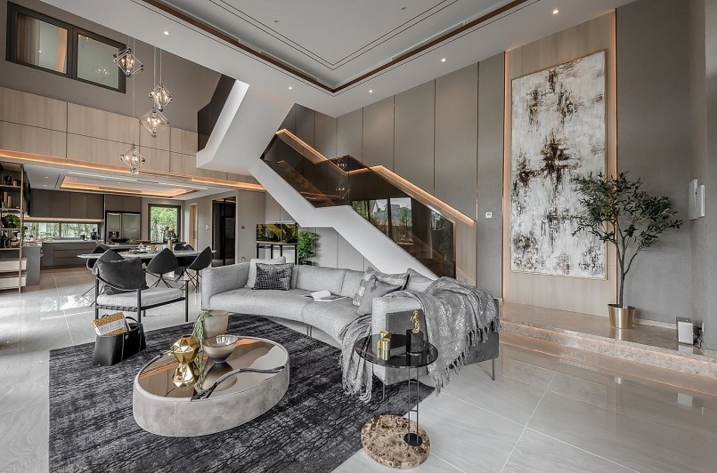 Bên trong căn nhà phố một trệt hai lầu tại The Standard Bên trong căn nhà phố một trệt hai lầu tại The Standard