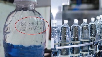 Tác hại của việc uống nước đóng chai hết hạn sử dụng