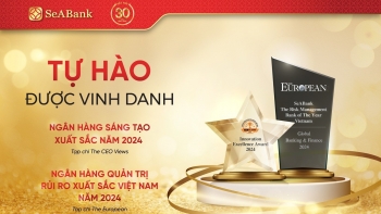 SeABank được vinh danh giải thưởng quốc tế Ngân hàng Quản trị rủi ro xuất sắc và Ngân hàng sáng tạo xuất sắc