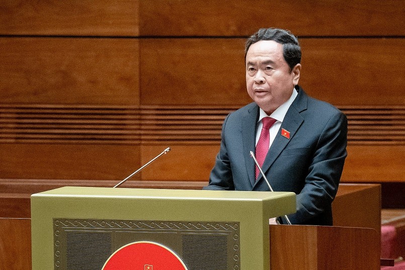 Chủ tịch Quốc hội Trần Thanh Mẫn phát biểu bế mạc Kỳ họp.