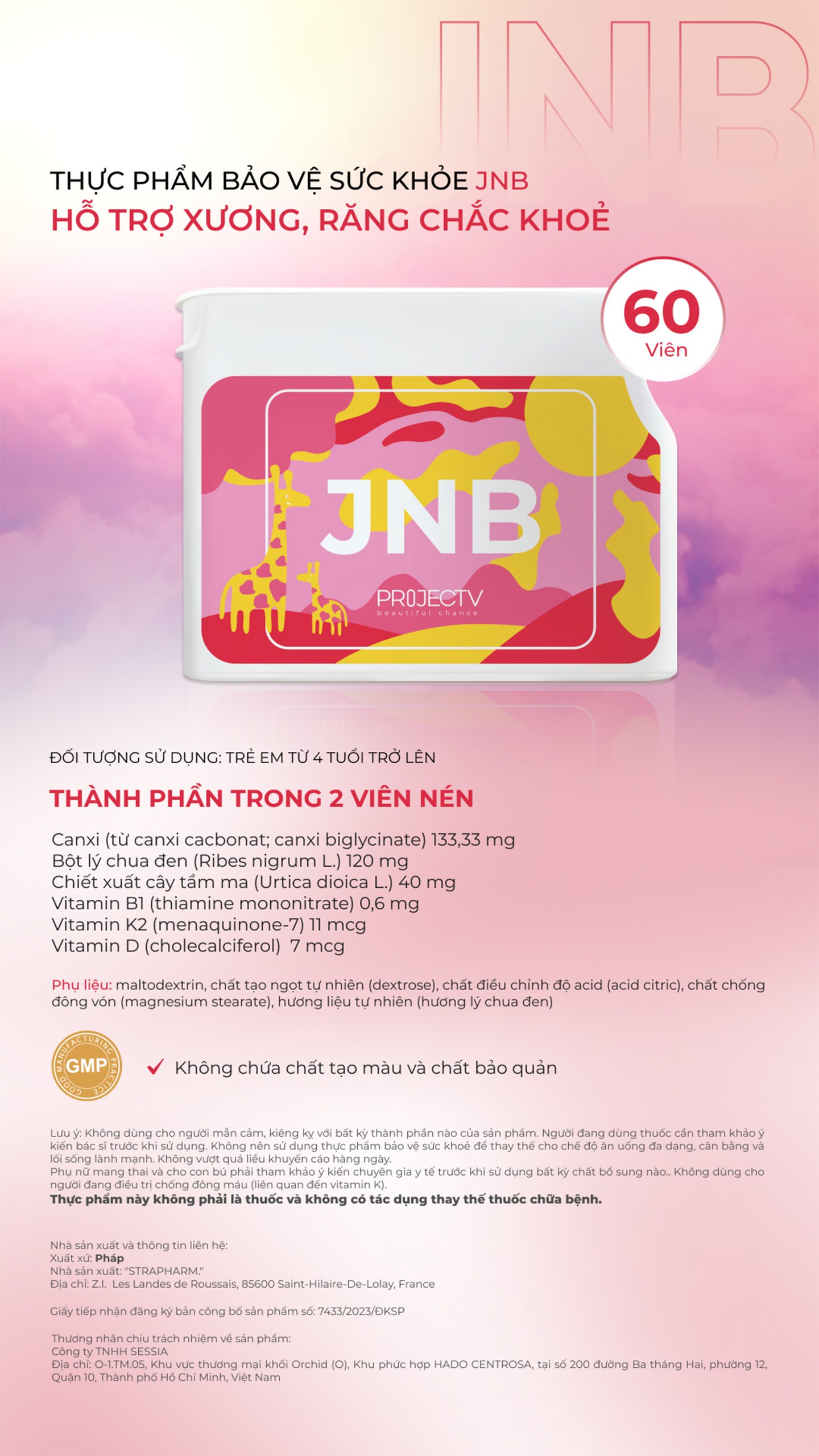 JNB: Nguồn canxi và vitamin D cho thị trường Việt Nam JNB: Nguồn canxi và vitamin D cho thị trường Việt Nam