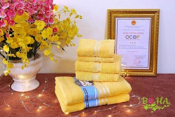 Bộ khăn bông sợi tre Boha