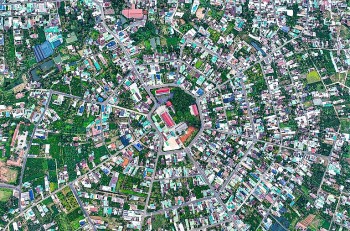 Độc lạ ngôi làng ở xứ trà B’lao được quy hoạch như đồ hình âm dương bát quái