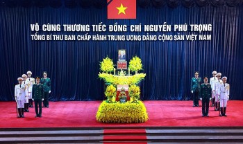 Tổng thuật: Lễ viếng đồng chí Tổng Bí thư Nguyễn Phú Trọng