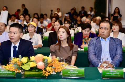 Các đại biểu tham dự buổi họp báo công bố chuỗi sự kiện Vietnam Phở Festival 2024 tại Hàn Quốc.