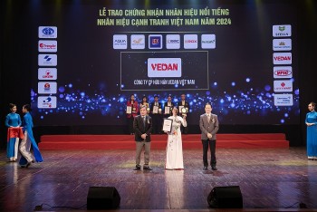 Năm thứ 9 liên tiếp Vedan Việt Nam vinh dự nhận chứng nhận “Top 10 nhãn hiệu nổi tiếng tại Việt Nam”