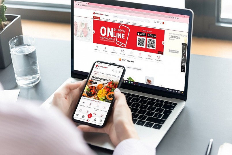 LOTTE Mart Online phục vụ nhu cầu mua sắm trực tuyến của nhiều khách hàng, với thời gian giao hàng chỉ trong vòng 2 giờ LOTTE Mart Online phục vụ nhu cầu mua sắm trực tuyến của nhiều khách hàng, với thời gian giao hàng chỉ trong vòng 2 giờ