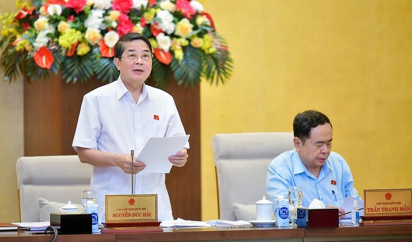 Phó Chủ tịch Quốc hội Nguyễn Đức Hải phát biểu gợi ý nội dung thảo luận Phó Chủ tịch Quốc hội Nguyễn Đức Hải phát biểu gợi ý nội dung thảo luận